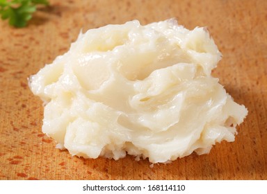 Portion Of Fresh Pork Lard