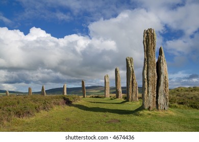 A Portion Of The Orkney Neolithic Site, The Ring Of Brodgar