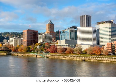 Portland City Skyline, Oregon, USA.