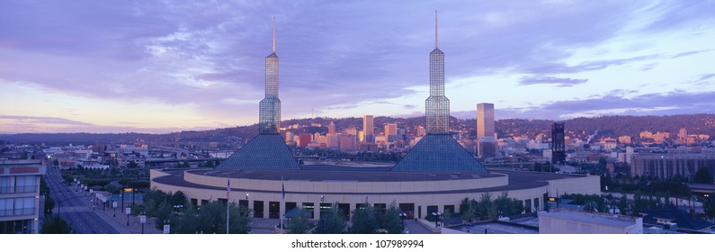 Portland Convention Center, Morning, Oregon