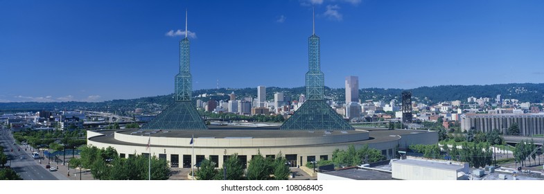 Portland Convention Center, Morning, Oregon