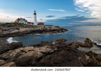 566 Sunrise portland head lighthouse Images, Stock Photos & Vectors ...