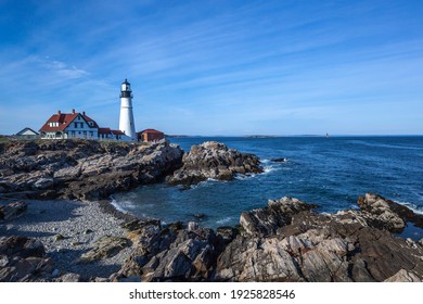 Portland Head Light is a historic lighthouse in Cape Elizabeth, Maine. 
