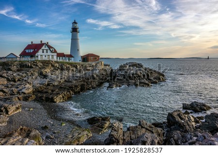 Similar – lighthouse Landscape Water