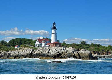 Portland Head Lighthouse on the Coast of Maine