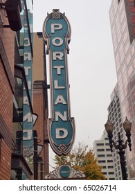 Portland Landmark Sign.