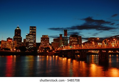 Portland At Night