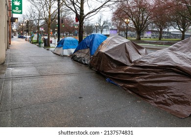 Portland Usamarch 14 2022 Homeless Camps Stock Photo 2137574831 ...