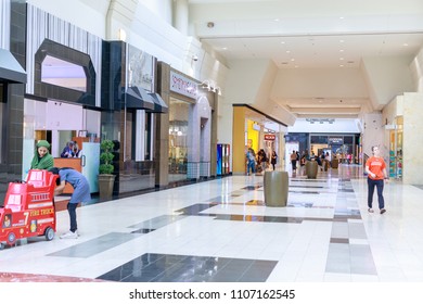 Portland, Oregon - May 21, 2018 : Macy's Department Store At Washington Square, Shopping Mall In Portland