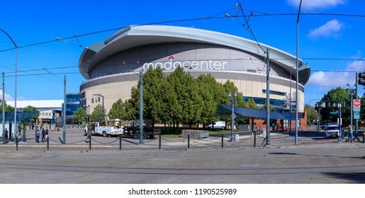 Portland, Oregon - Sep 21, 2018 : Moda Center, Sports Arena In Portland City