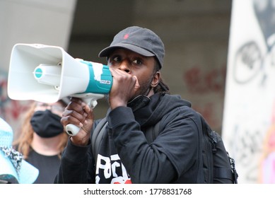 Portland, Oregon / United States - July 17, 2020: Portland Protests Brought Together Rabbis, Pastors, Activists, And Artists. It Was Convened By Hip-Hop Stands Up And City Commissioner Jo Ann Hardesty