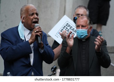 Portland, Oregon / United States - July 17, 2020: Portland Protests Brought Together Rabbis, Pastors, Activists, And Artists. It Was Convened By Hip-Hop Stands Up And City Commissioner Jo Ann Hardesty