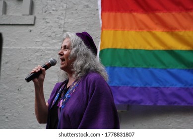 Portland, Oregon / United States - July 17, 2020: Portland Protests Brought Together Rabbis, Pastors, Activists, And Artists. It Was Convened By Hip-Hop Stands Up And City Commissioner Jo Ann Hardesty