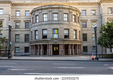 Portland, Oregon, USA- 07.05.2022: City Hall