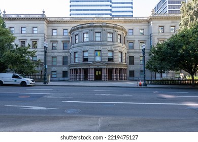 Portland, Oregon, USA- 07.05.2022: City Hall