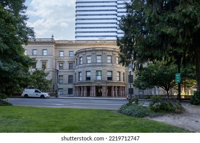 Portland, Oregon, USA- 07.05.2022: City Hall