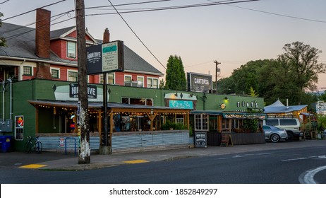 Portland, Oregon, USA - June 29th 2018: Central Eastside District Is A Portland Neighborhood, Known To Be A Former Industrial Neighborhood That Is Now Gentrifying