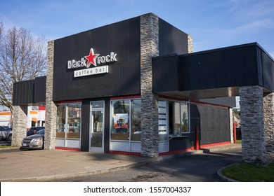 Portland, Oregon, USA - Nov 8, 2019: A Black Rock Coffee Bar Location In Portland, Oregon.