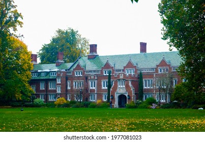 Portland, Oregon, USA - October 2018: Reed College,