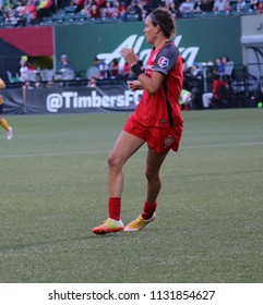 Portland Thorns FC At Providence Park  In Portland,OR USA July 6,2018.