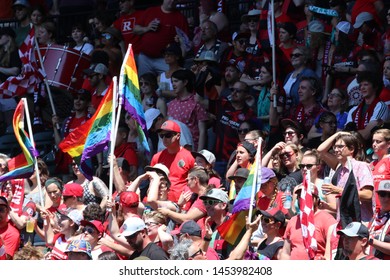 Portland Thorns Riveters At Providence Park In Portland, Oregon/USA July 14,2019.