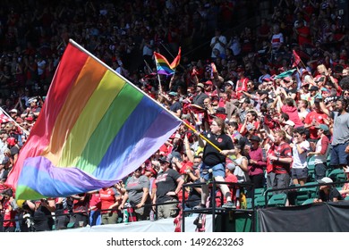 Portland Thorns Riveters At Providence Park In,Portland, Oregon/USA August 25,2019.