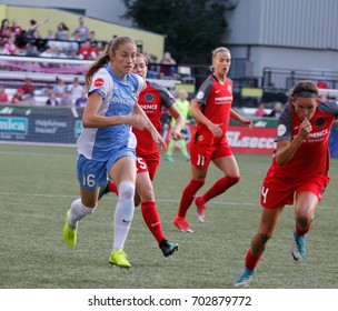 Portland Thorns Vs Houston Dash At Providence Park In Portland,OR USA August 19,2017.