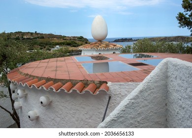 Portlligat, Spain, July 2018. Salvador Dalí House Museum In Portlligat In Catalonia, Spain Where The Artist Lived And Worked From 1930 To 1982. 