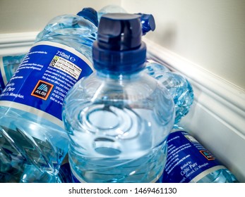 PORTNOO, COUNTY DONEGAL / IRELAND - AUGUST 03 2019 : This Batch Number Is Part Of The Second Recall By The FSAI For Bottled Water Due To Above Normal Arsenic Levels