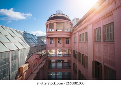 Porto Alegre, Brazil - May 12, 2022: Casa De Cultura Mario Quintana (Mario Quintana House Of Culture) Former Hotel Majestic - Porto Alegre, Rio Grande Do Sul, Brazil