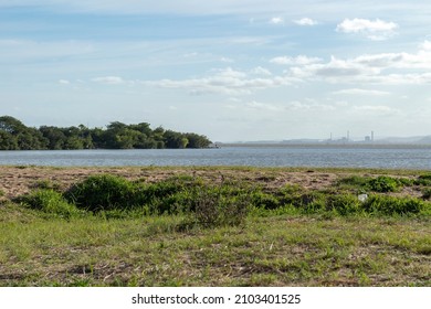 Porto Alegre, Rio Grande Do Sul, Brasil - January 8th 2022: Lake Guaíba