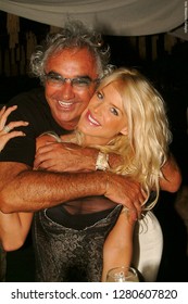 Porto Cervo, Olbia/Italy - 08/08/2004: Flavio Briatore In His Local Billionaire Club In Porto Cervo, Sardinia Island