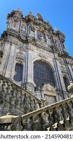 Porto, Portugal - 04.02.22: Clérigos Church, Famous Tourist Spot In Porto. It Draws Attention For Its Baroque Architecture.