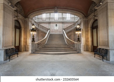 PORTO, PORTUGAL - JULY 02: The Palacio da Bolsa (Stock Exchange Palace) is a historical building on July 02, 2014 in Porto, Portugal