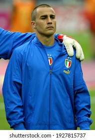PORTO, PORTUGAL - JUNE 18, 2004: 
Fabio Cannavaro Poses During The UEFA Euro 2004 Italy V Sweden At The Estadio Dragao.
