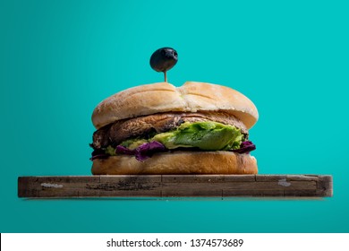 Portobello Mushroom Burger With Avocado