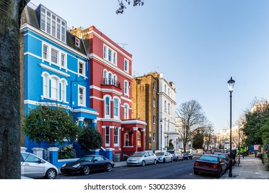 Portobello Road In Winter, London