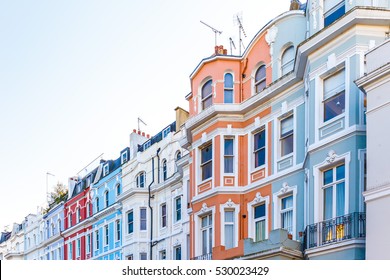 Portobello Road In Winter, London