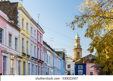 Portobello Road In Winter, London