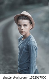 Portrait Of A 10 Year Old Boy Outdoor