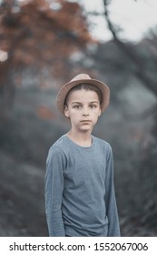 Portrait Of A 10 Year Old Boy Outdoor