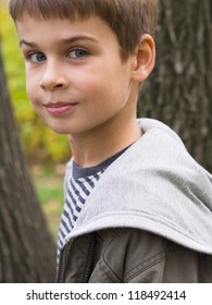 Portrait Of 8 Years Old Boy