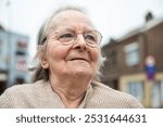 Portrait of an 86 yo grandmother in Tienen, Flemish Brabant, Belgium