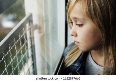 Portrait 9 Year Old Sad Girl Stock Photo 1622897665 | Shutterstock