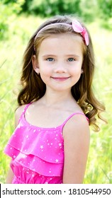 Portrait Adorable Smiling Little Girl Child Stock Photo 1810544950 ...