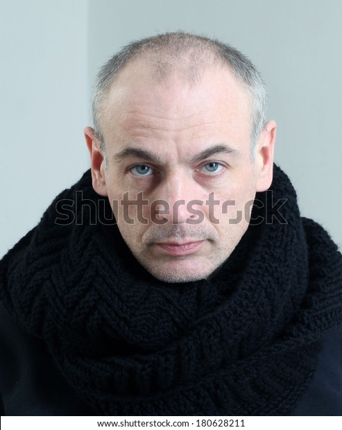 Portrait Adult Male Short Hair Black Stock Photo Edit Now 180628211