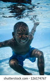 1,617 African American Boy Swimming Images, Stock Photos & Vectors ...