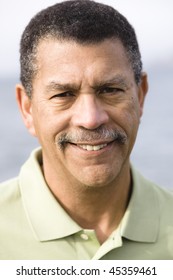 Portrait Of An African American Man Outdoors