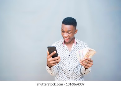 1,304 Happy mobile money black man Images, Stock Photos & Vectors ...