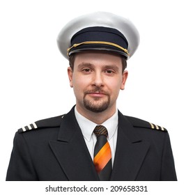 Portrait Of A Airline Pilot